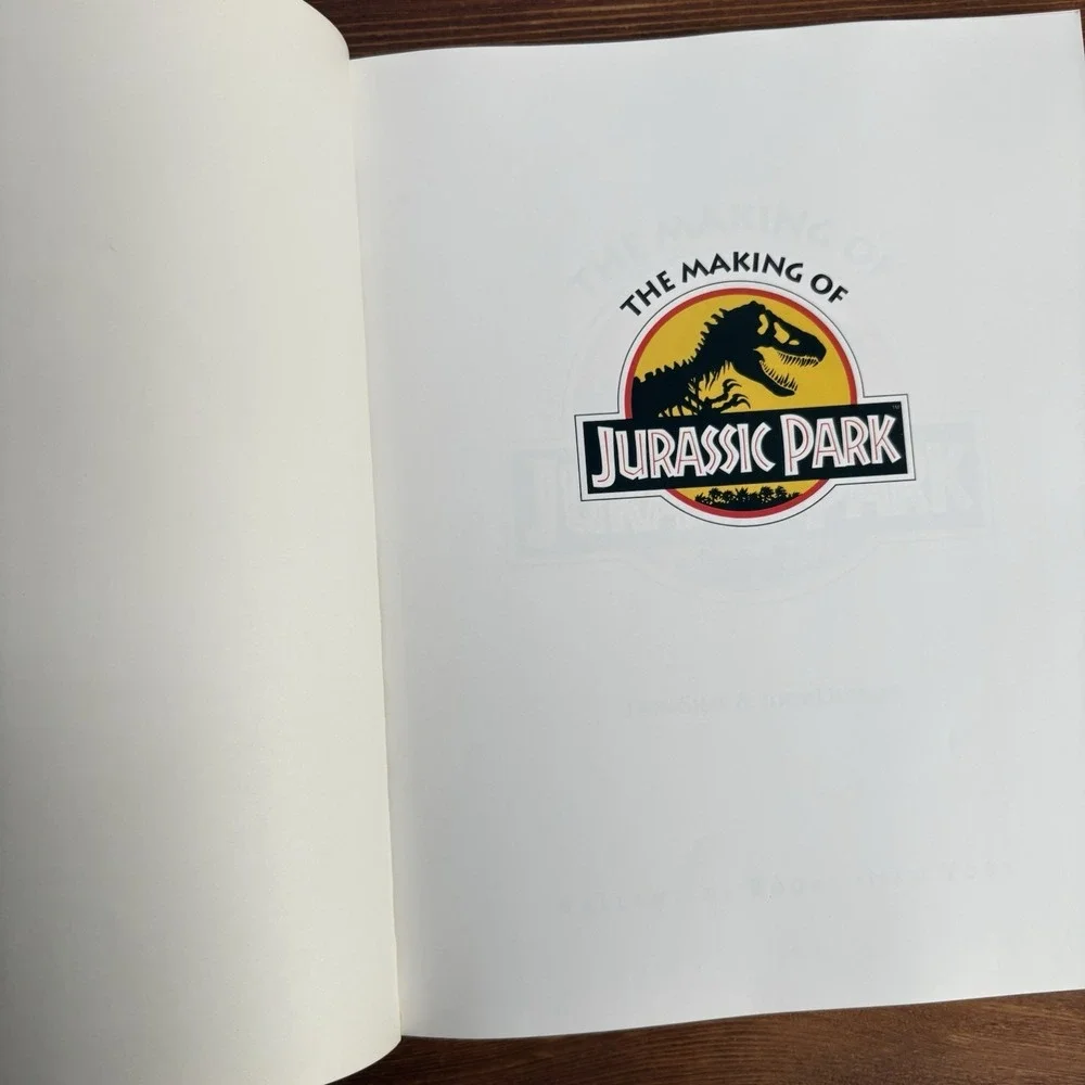 1993 The Making of Jurassic Park First Edition Don Shay Jody Duncan‎ Book